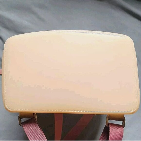 Furla Pink Candy Jelly Mini Backpack Crossbody Convertible PVC Bag - Picture 5 of 8